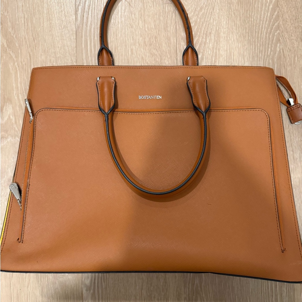 BOSTANTEN Leather Laptop Tote - Picture 2 of 11
